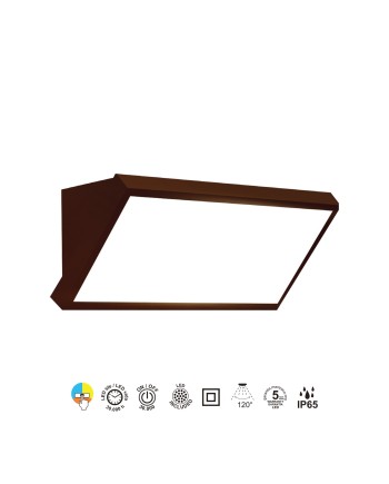 CREEK * APLIQUE EXTERIOR CORTEN LED IP65 - 20W - CCT